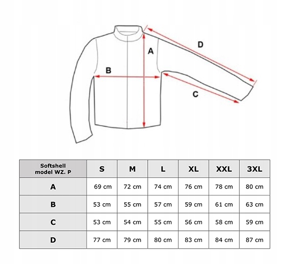 Kurtka softshell granatowa policyjna POLICJA Rodzaj softshell