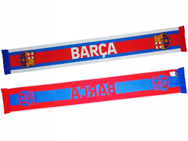 Fc Barcelona Oficjalny Szalik Klubowy 140 X 20 Hd Tres Colores