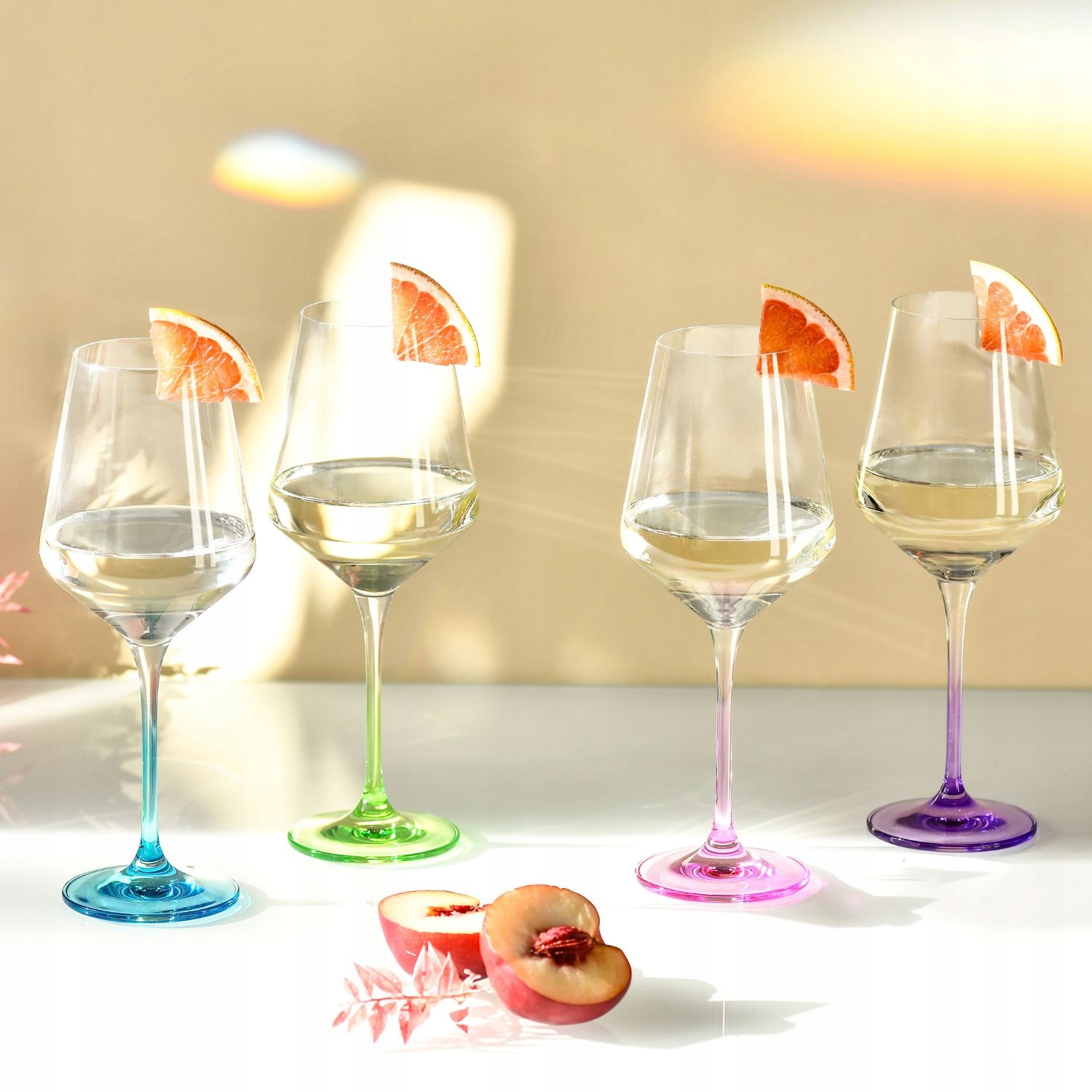 Kolorowe kieliszki do wina Avant-Garde DECO KROSNO 4szt 450ml uniwersalne Kod producenta FKP1612000001010