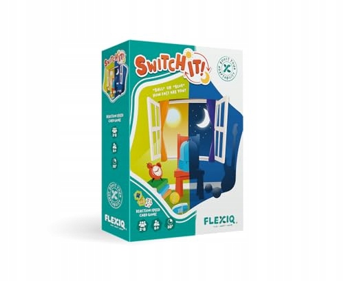FlexiQ | Switch It! | Board Game | Ages 6+ | 2-8 Players | 10 Minutes Playi