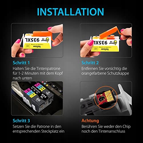SMART INK Zestaw Wkładów do Drukarki HP 934XL 935XL Wysoka Wydajność — miniatura 4