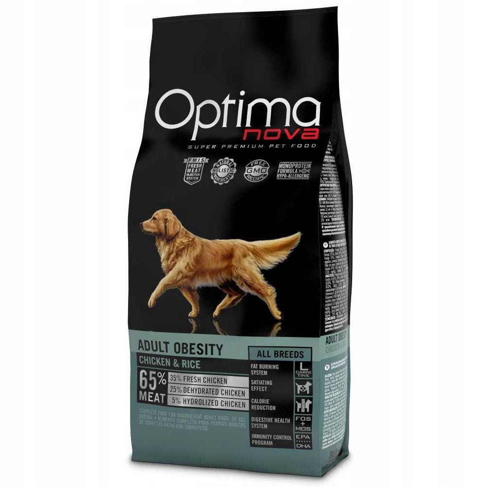 Levně OPTIMAnova Dog Obesity Chicken &amp; Rice 2 kg