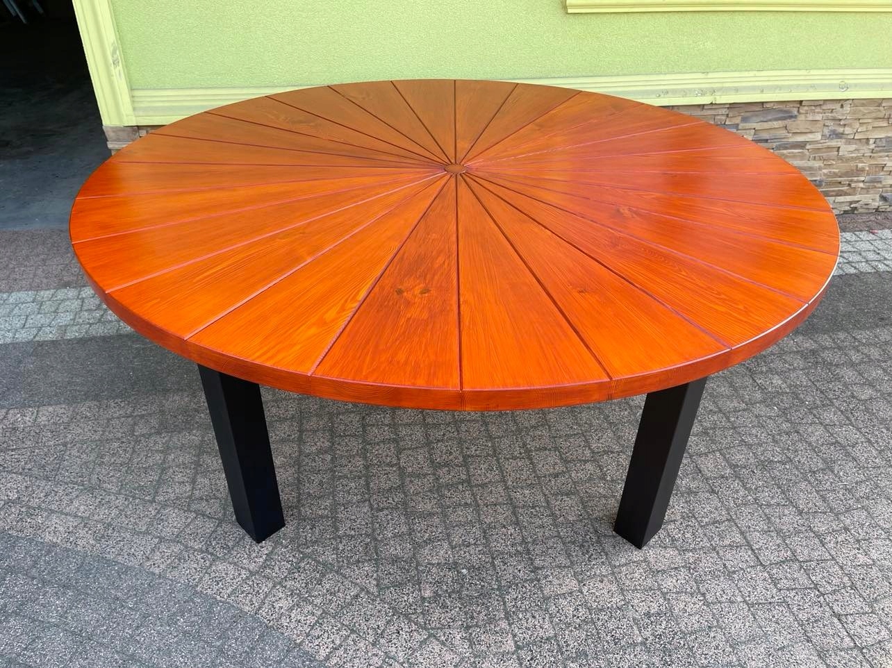 Stół okrągły ogrodowy 200 180 160 150 140 120 100 Szerokość mebla 80 cm