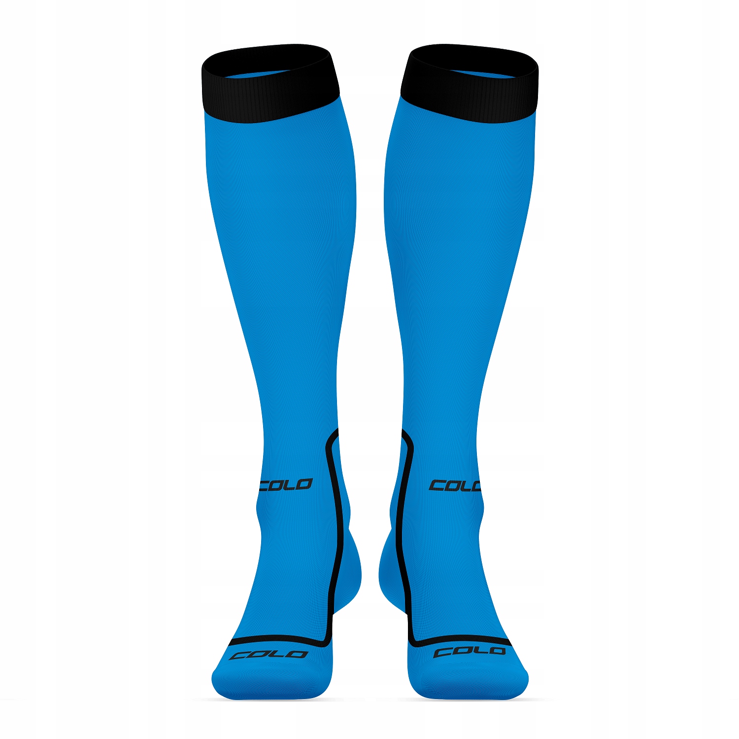 GETRY PIŁKARSKIE NIEBIESKIE CZARNE COLO