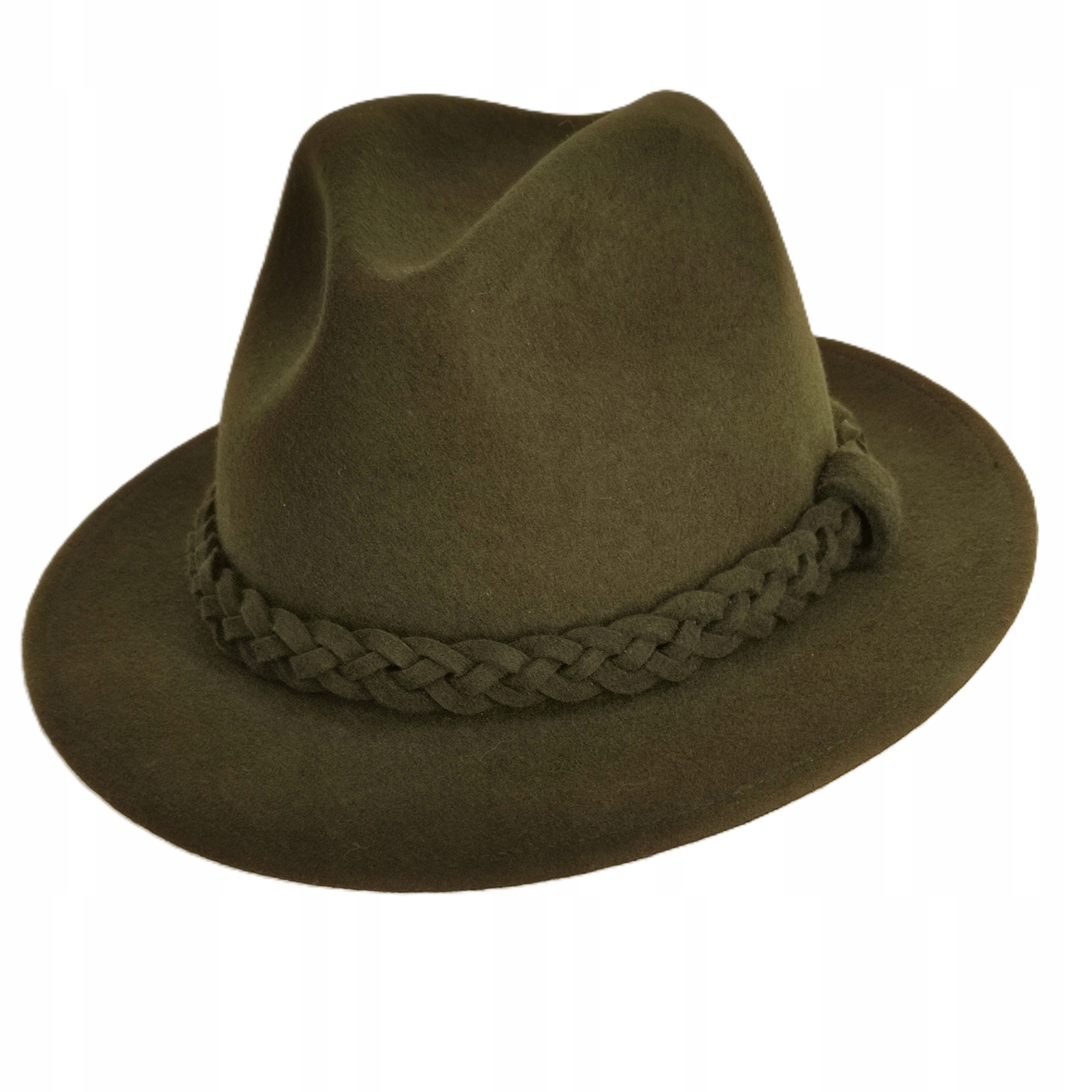 Lovecký zelený khaki klobouk plst vlněný Nevada Waterproof 56 Skoczů