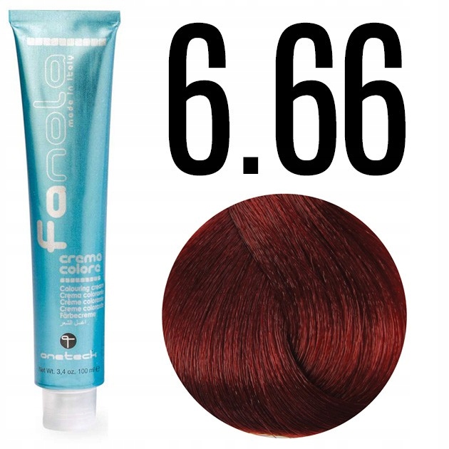 

Fanola Crema Colore 100ml Farba do włosów 6.66