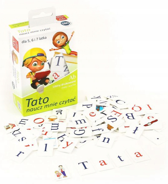 Nauka literek dla dzieci KORBO LITERKI DRUKOWANE Rodzaj nauka czytania
