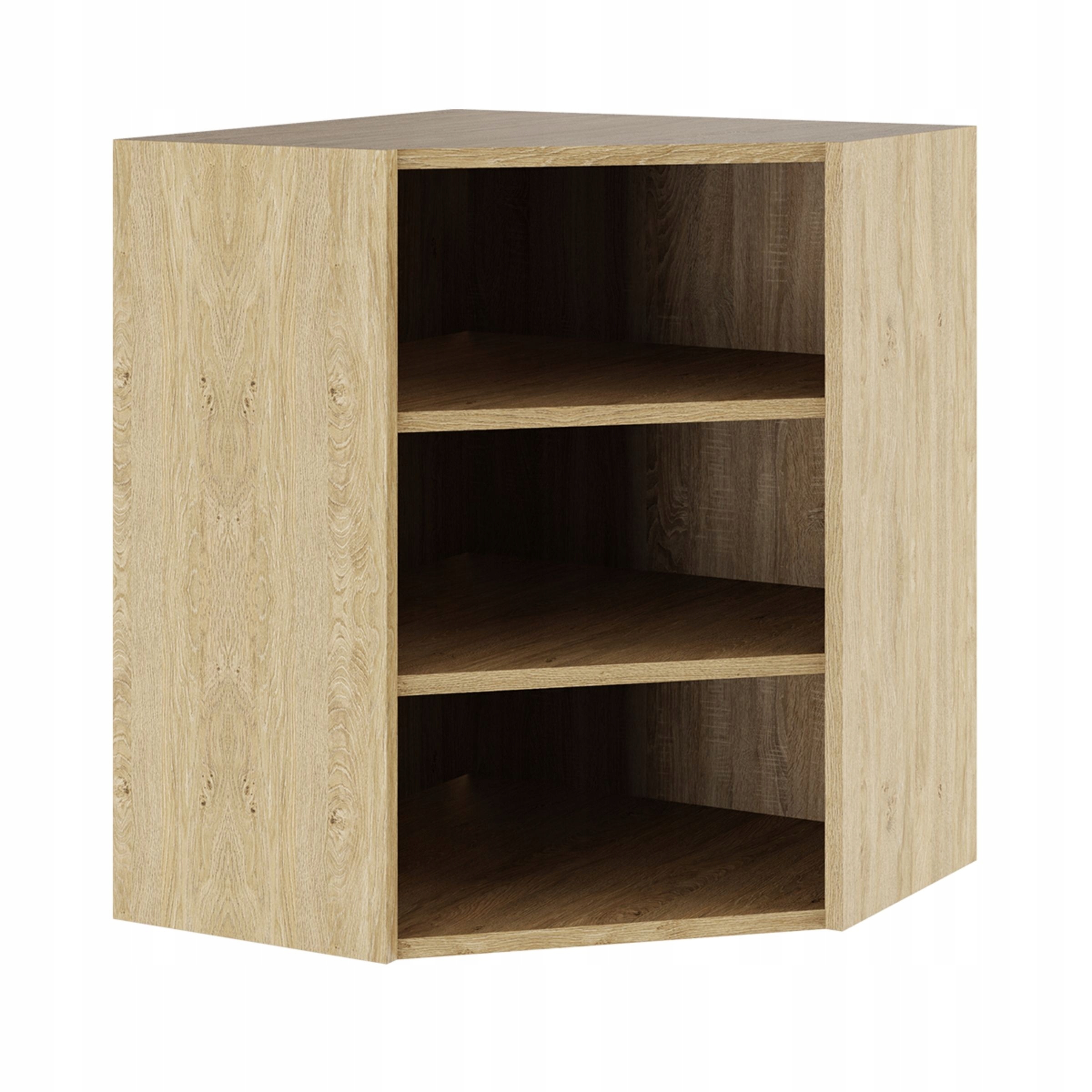 Korpus dub kamenný, horní rohová kuchyňská skříňka 60/72 s příslušenstvím