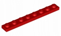 

Lego 3460 Płytka 1x8 Czerwony 346021 1szN