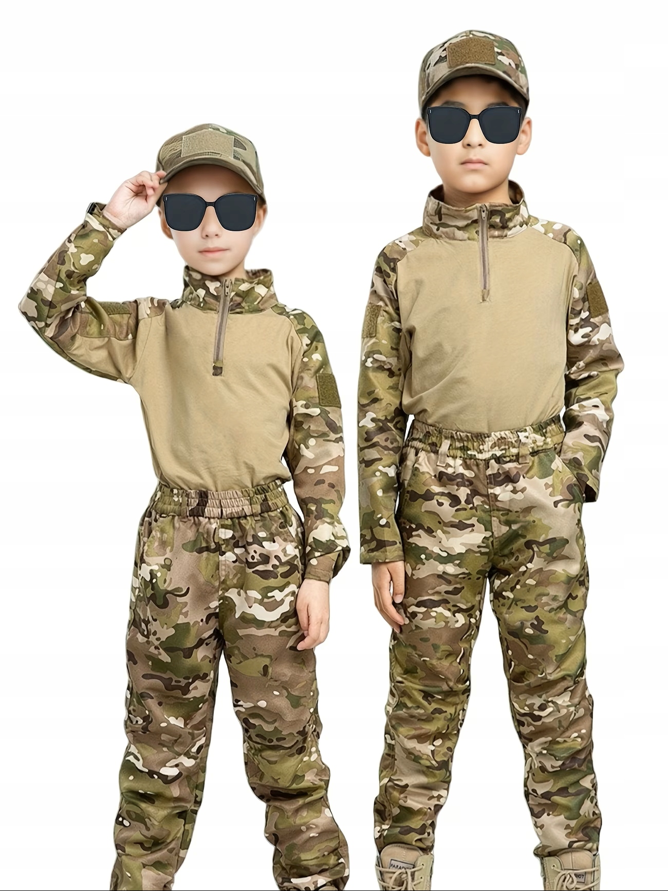 Strój Żołnierz Kostium Wojskowy Dziecięcy 140 Bluza Spodnie Militarne