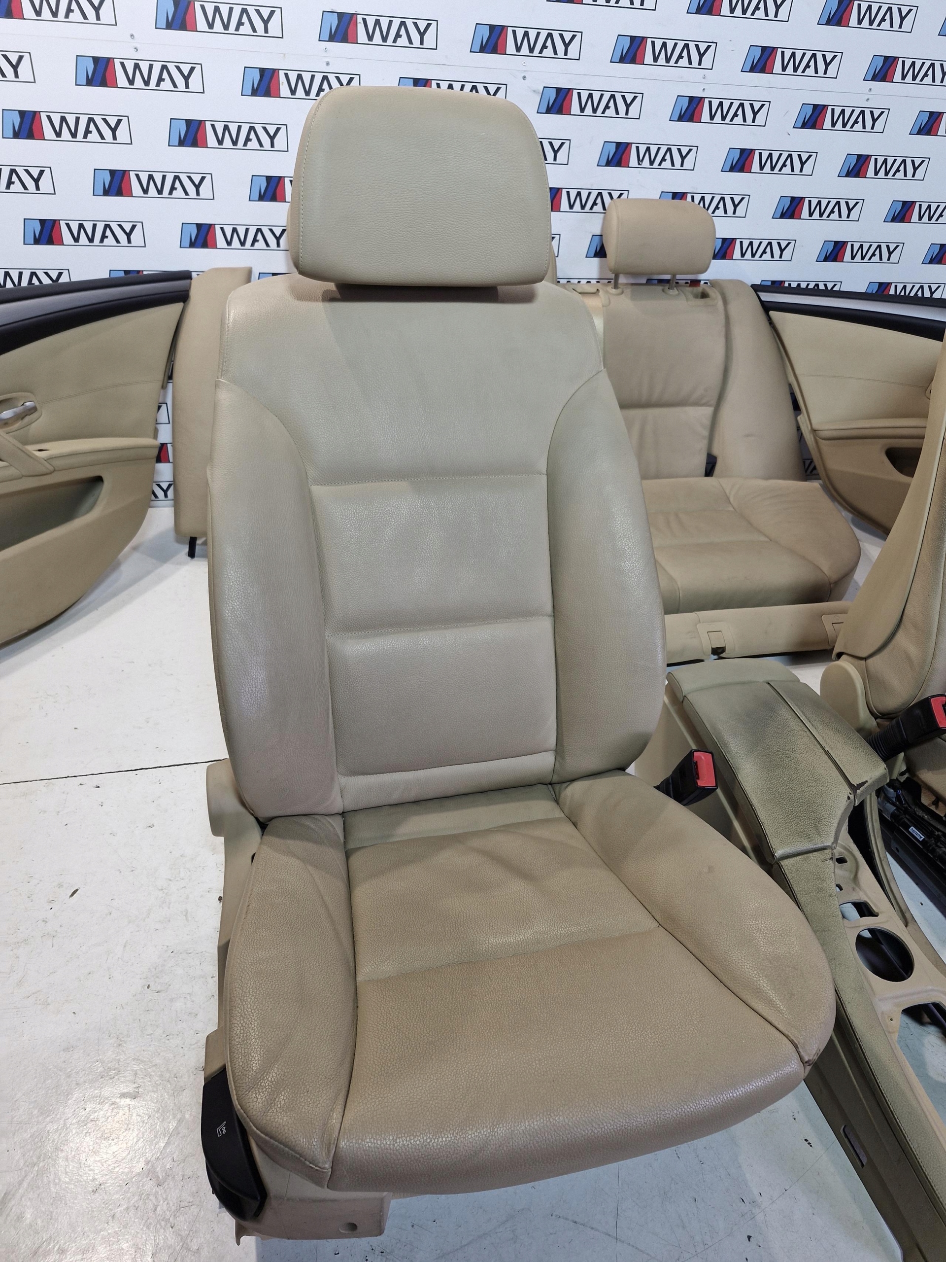 BMW E61 LCI seats leather beige GRZANE manually KOMPLET EUROPA