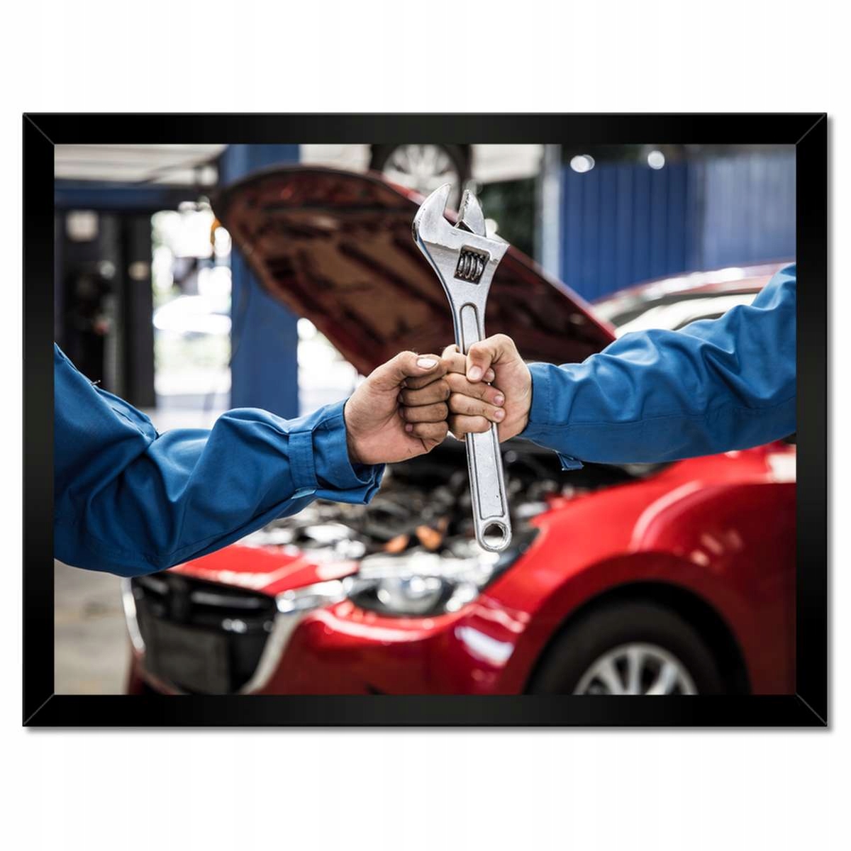 Plakáty v rámu 40x30 Pěst obou mechaniků