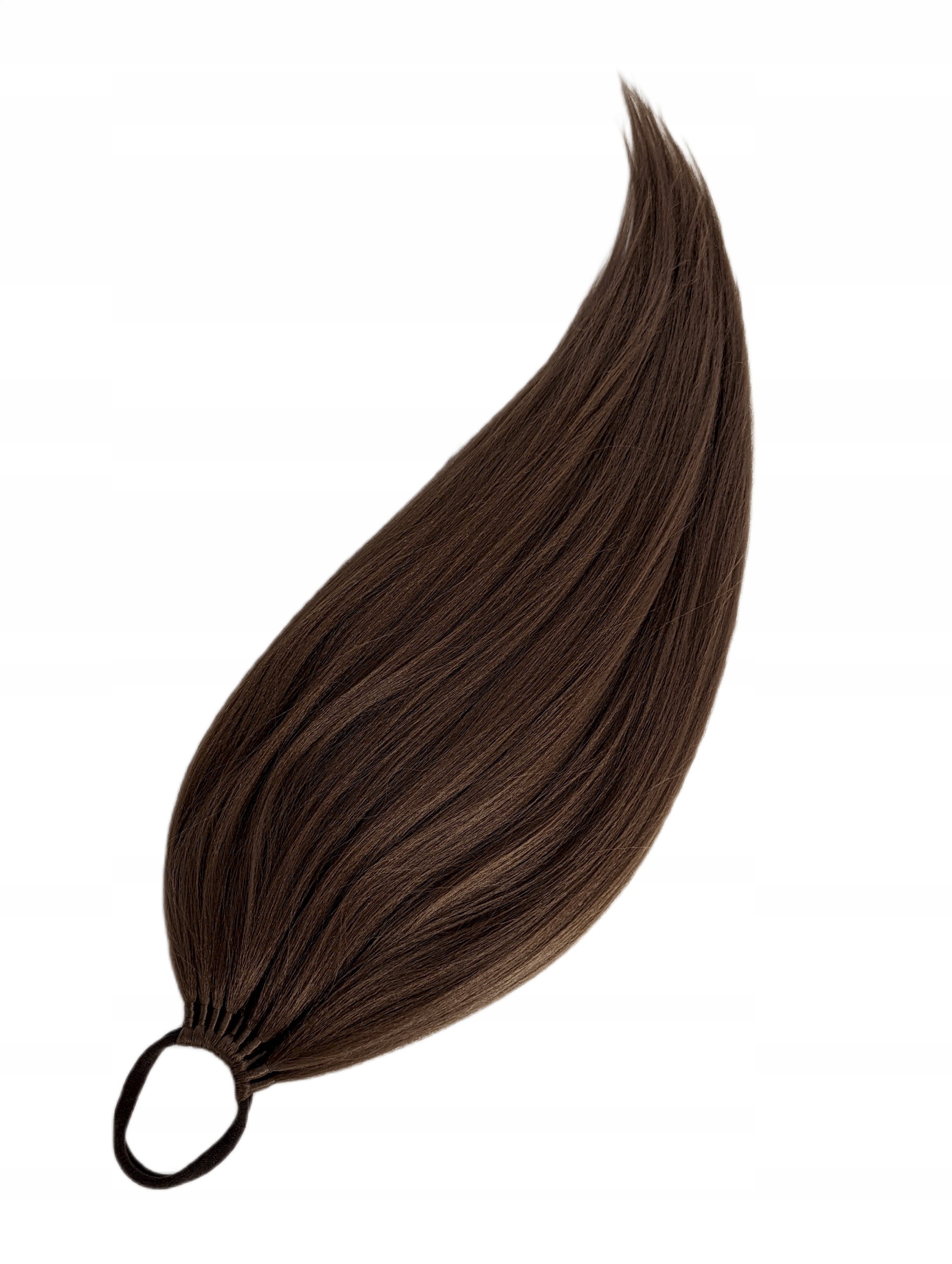 Připínací poník na gumičce, Příčesek, světle hnědý, Přírodní Šatník, 40 cm