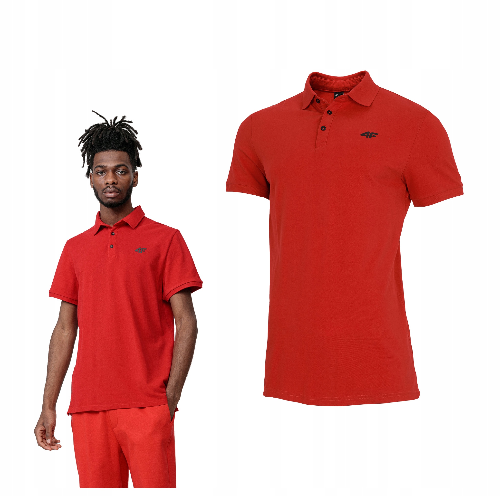 4F MĘSKA KOSZULKA POLO BAWEŁNIANA M TSM356 Marka 4F