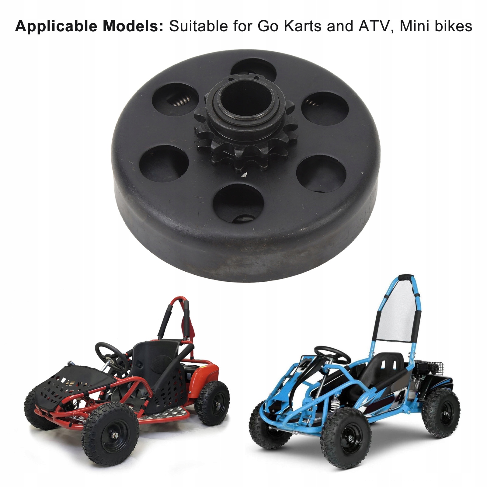 GOKARTÓW ATV MINIROWERÓW SPRZĘGŁO ODŚRODKOWE SUCHE ŁAŃCUCH 12T 20MM Producent części bez marki