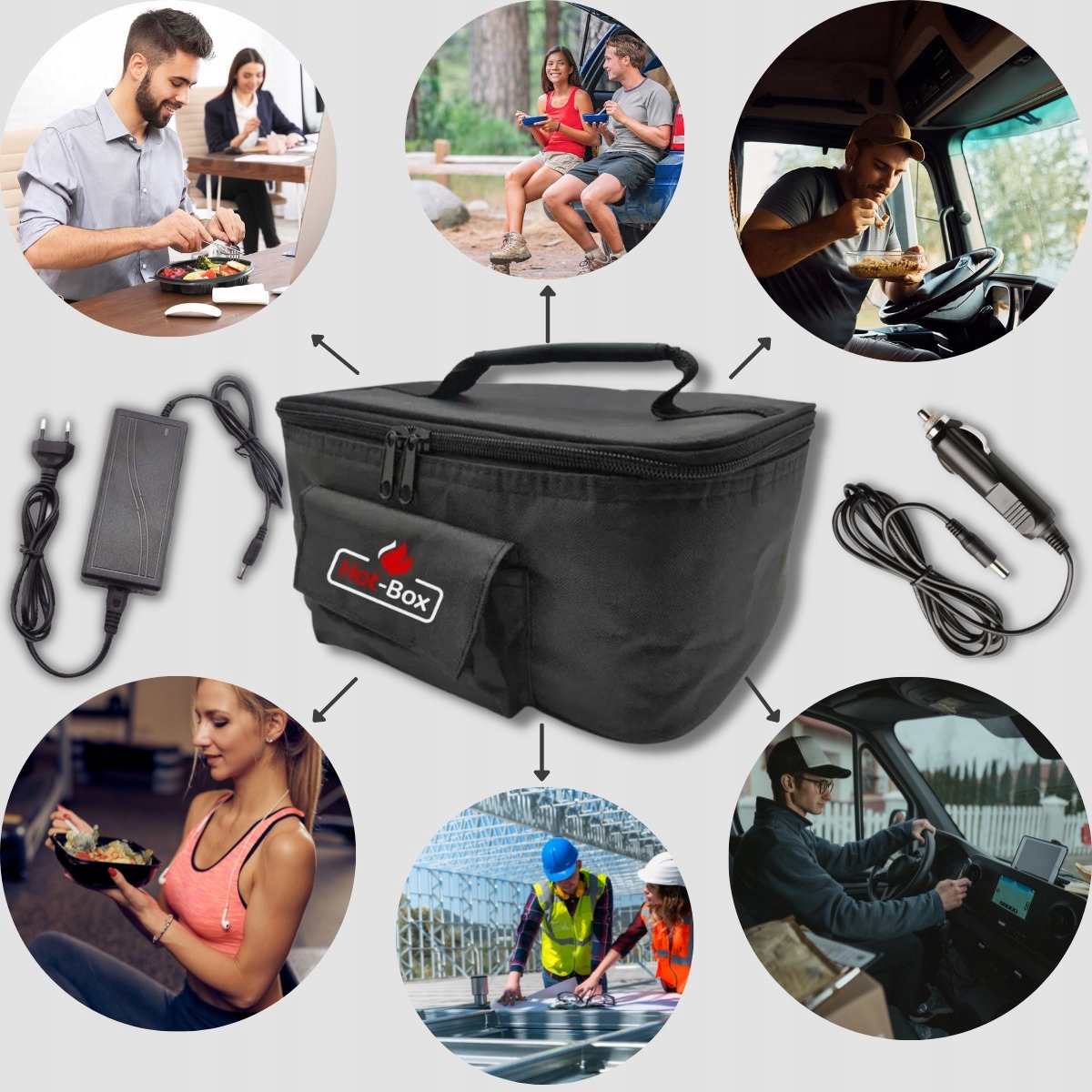 Mikrofalówka przenośna turystyczna Model Hot-Box