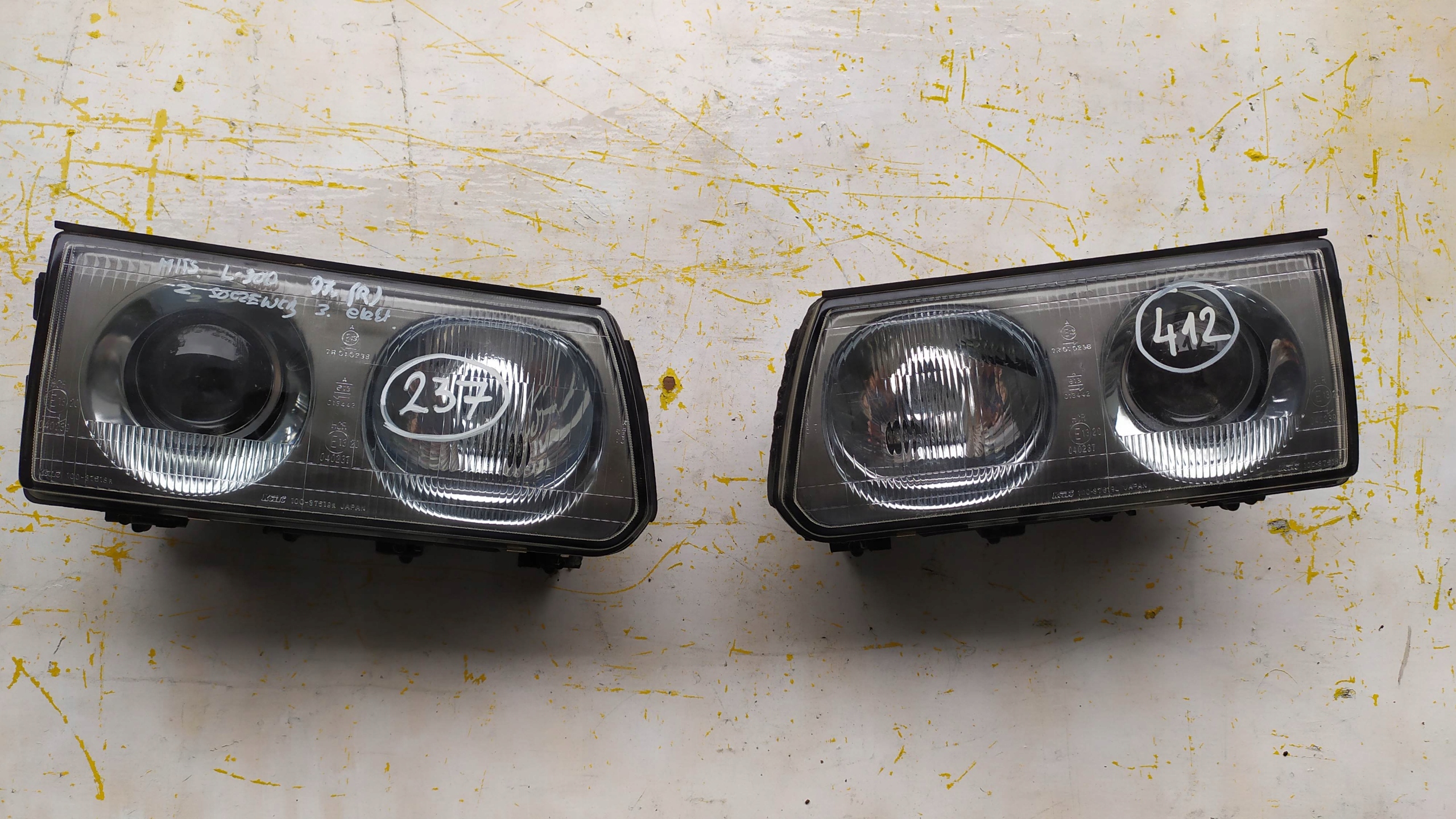 MITSUBISHI L300 L 300 объектив левая лампа