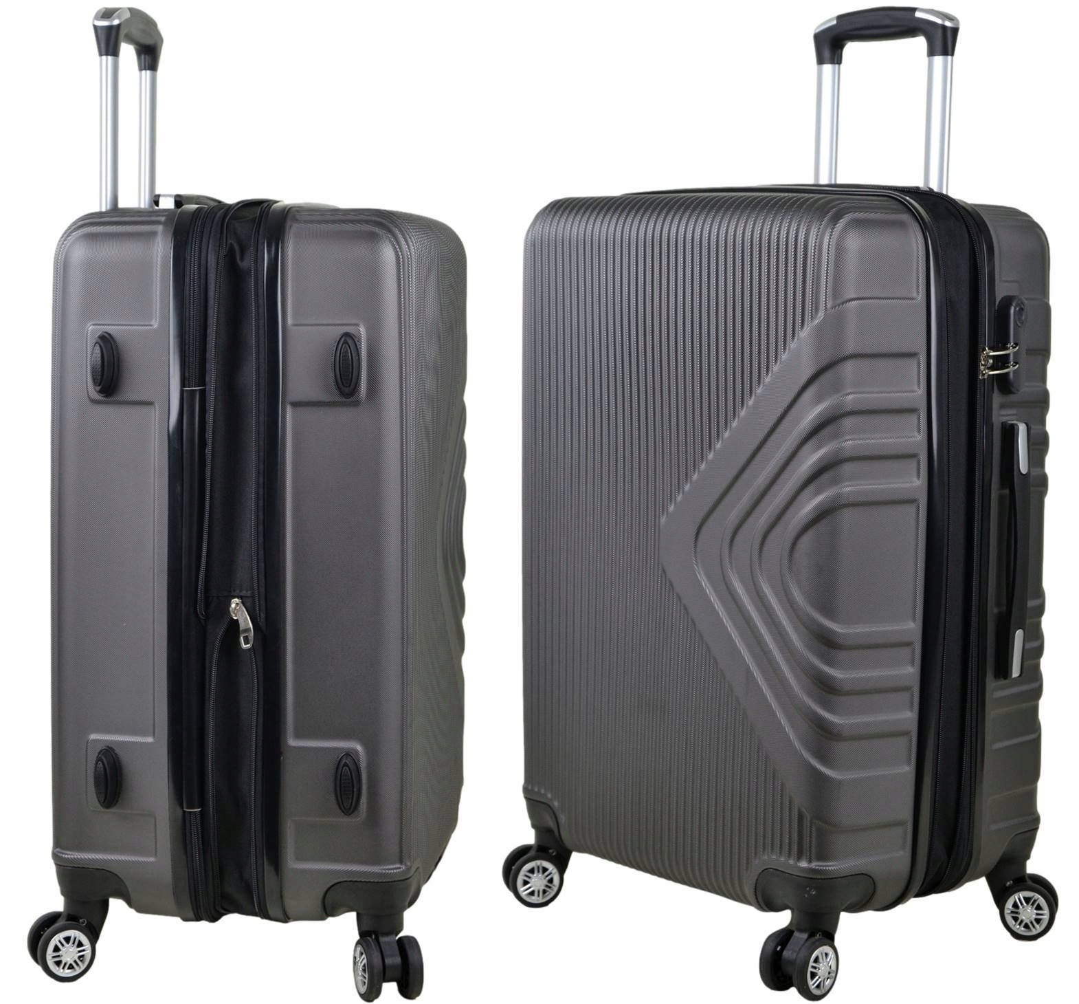 Średnia Walizka Sunbag Poliwęglan Model 8082 Z Poszerzeniem poj 80 Litrów