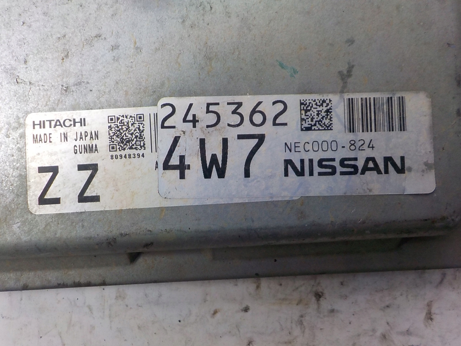 NISSAN MICRA IV computer control unit NEC000-824 ZZ