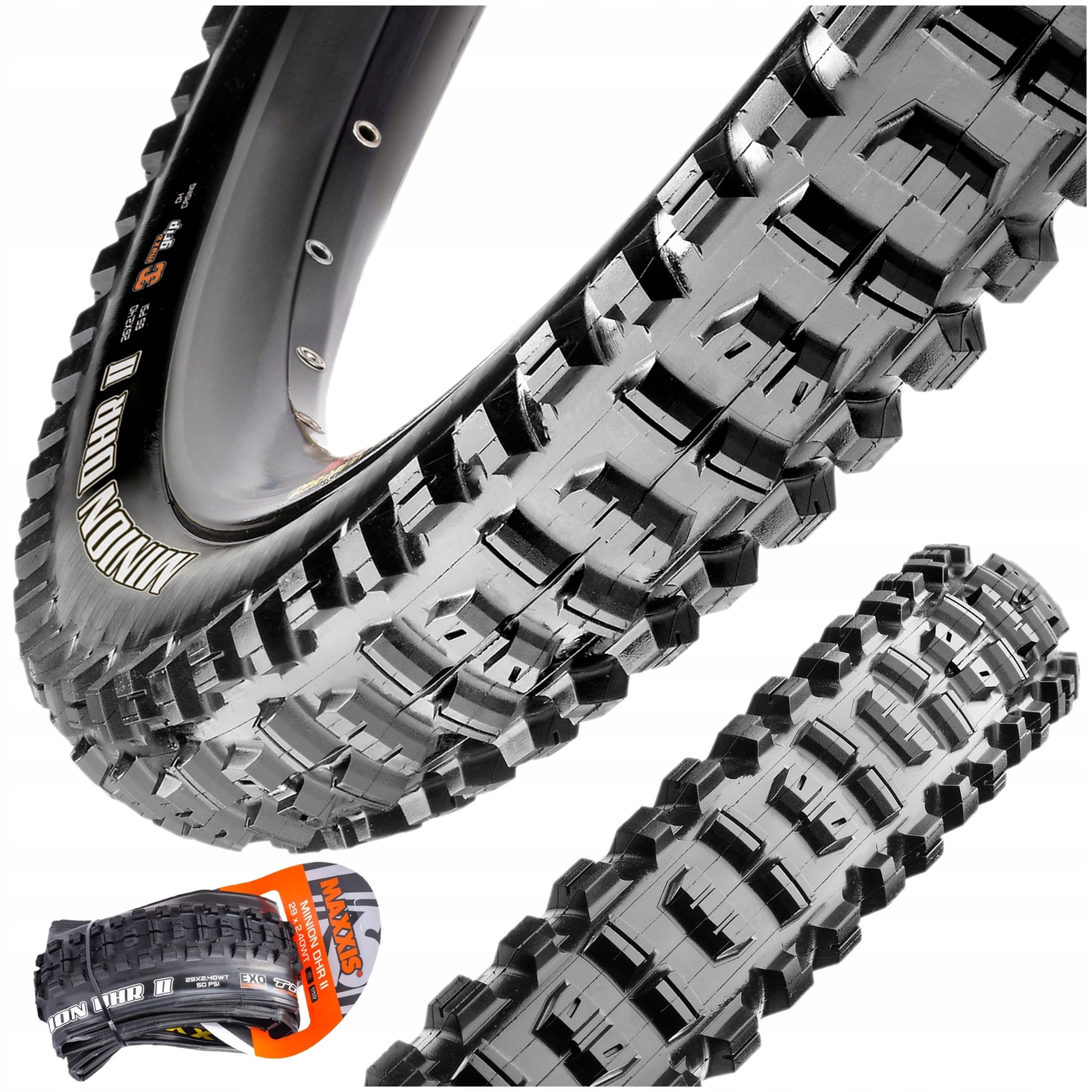 Plášť Na Kolo 27,5x2,40WT 61-584 Maxxis Minion Dhr II Exo/tlr Srolovatelná Zadní Část