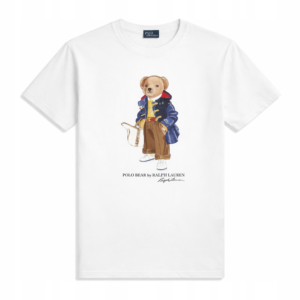 Polo Bear Ralph Lauren Tričko Bílé Velikost M