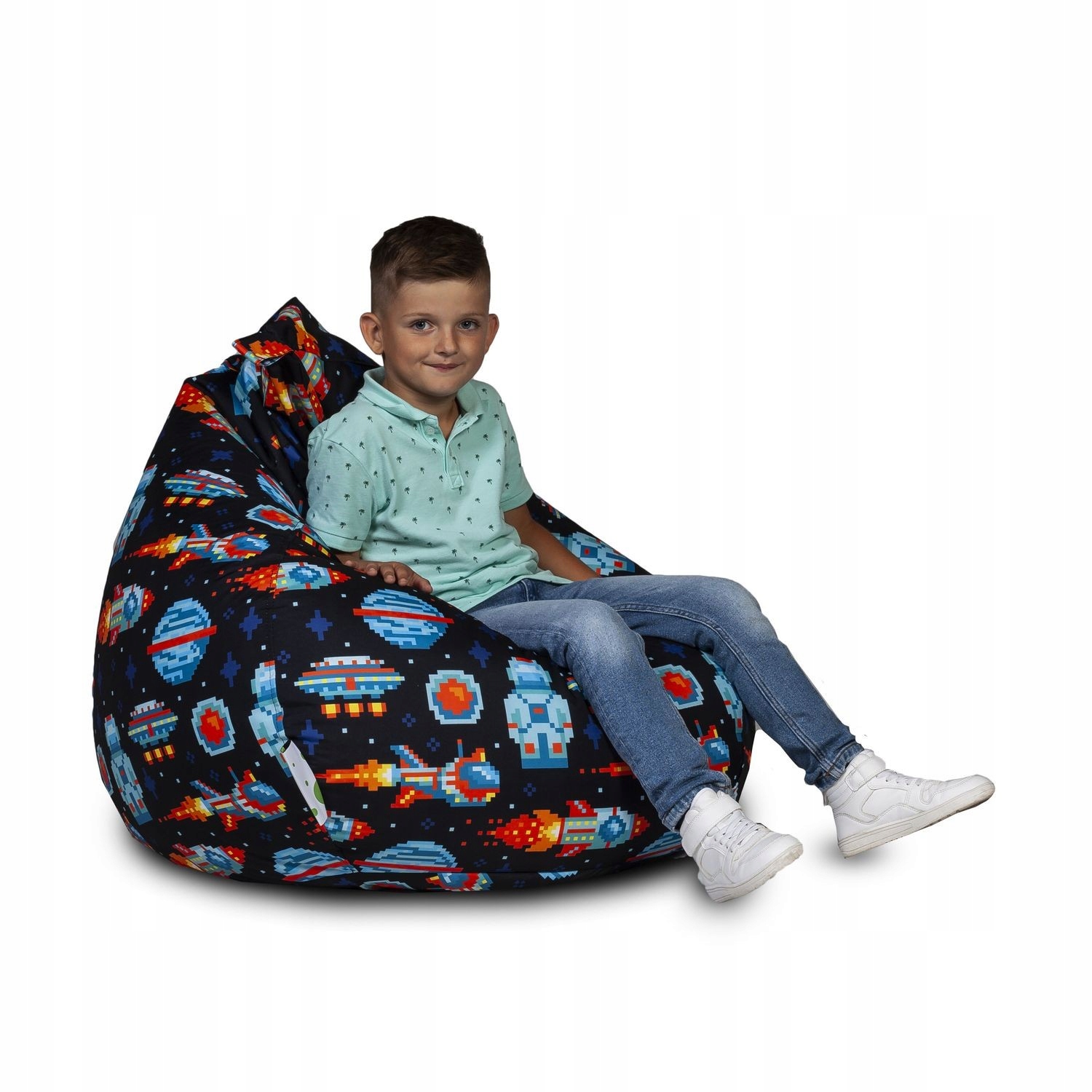 Nowy wzór! Fotel Pufa Oscar Modern Poliester DG40 Kształt inny