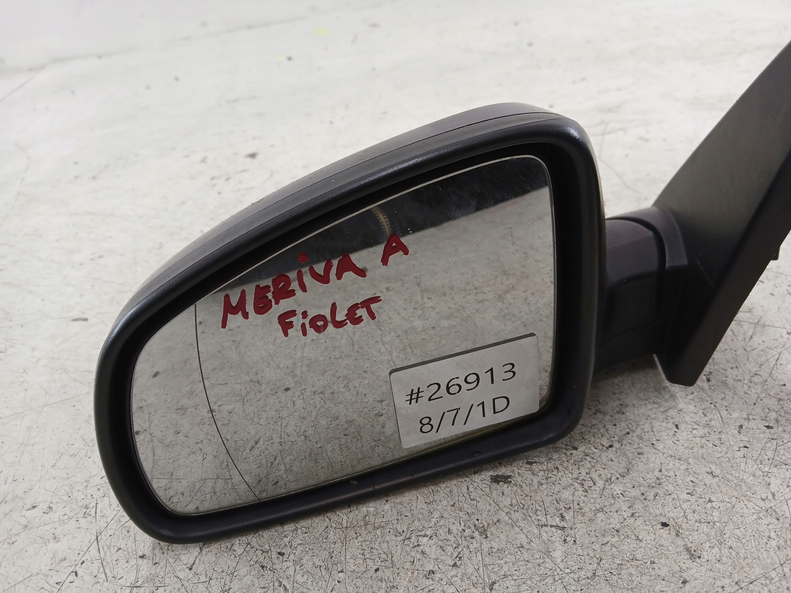 OPEL MERIVA A mirror left 5 PIN purple