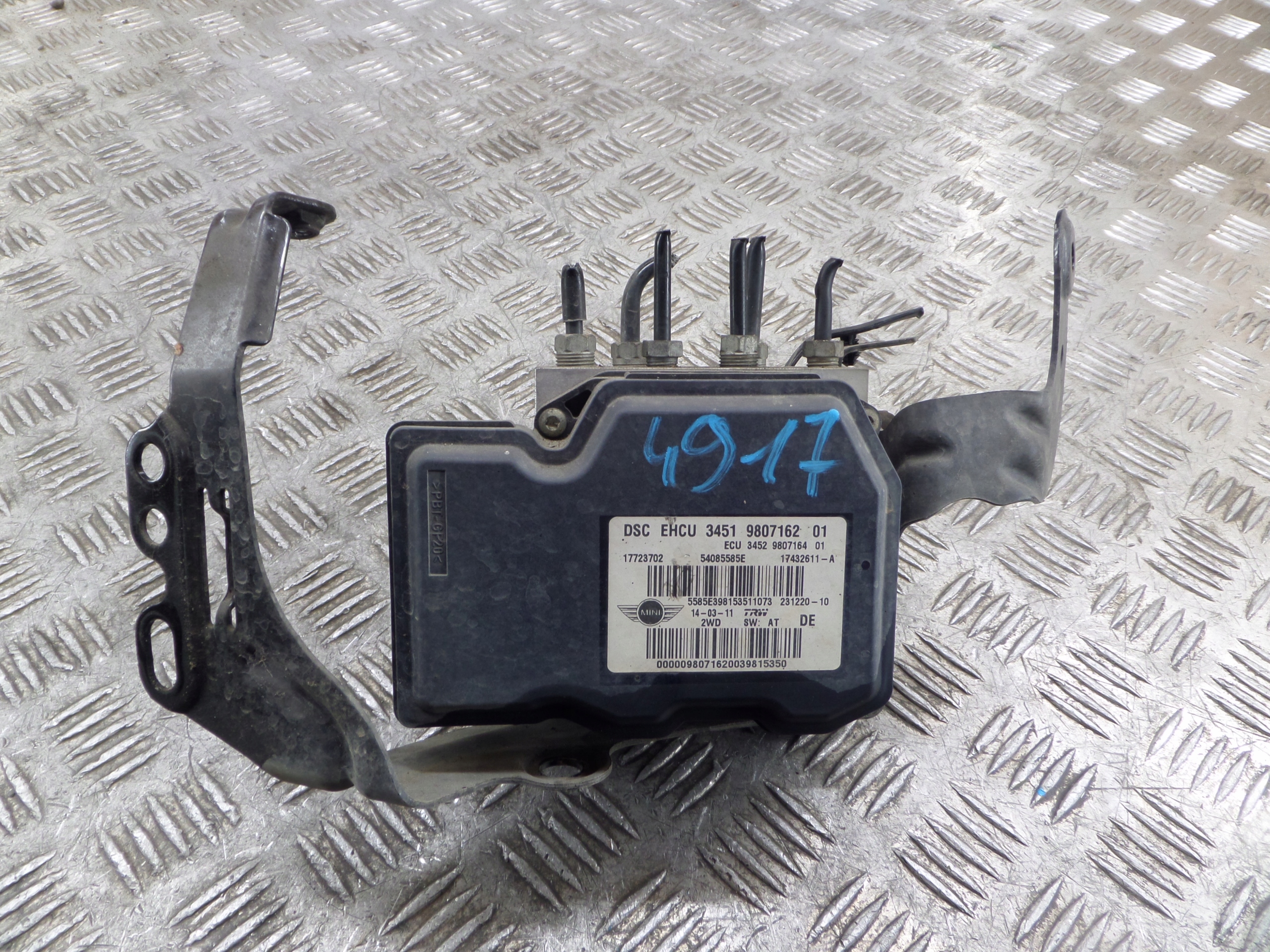 Mini Cooper R55 R56 Pompa ABS ESP DSC 3451 9807162 01