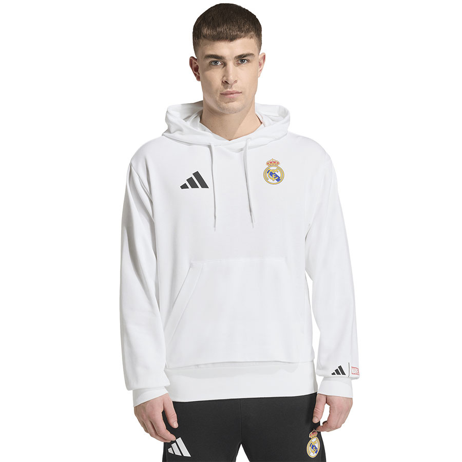 Mikina adidas Real Madrid Marvel Hoody KB4395 S bílá