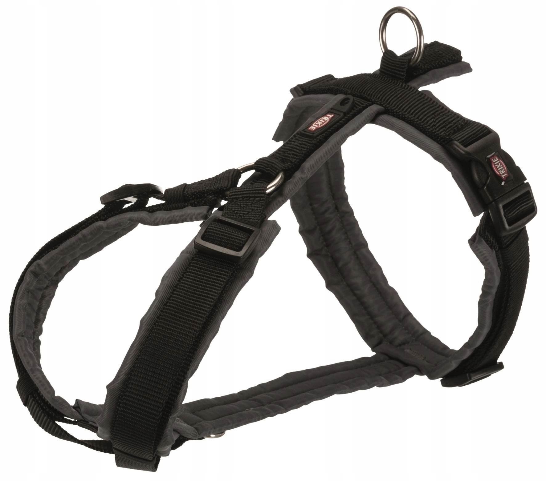 Levně Trekingové hole Premium, L: 70–85 cm/25 mm, černé/grafitové