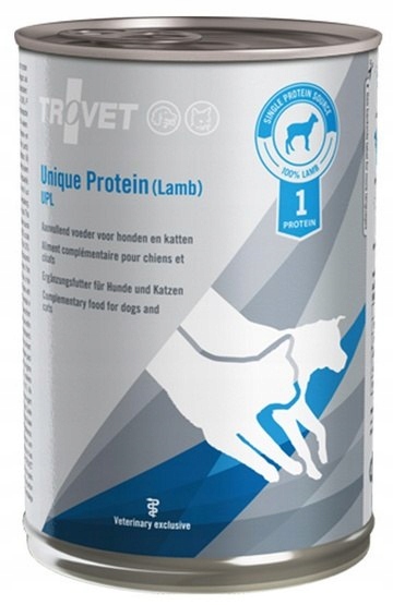 Levně Trovet Unique Protein Upl s jehněčím masem mokré 12x400 g