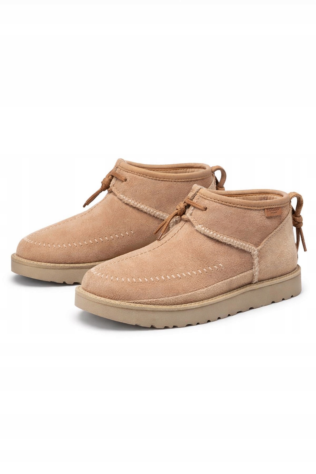 Ugg Dámské Semišové Sněhule Béžové S Kožíškem 39,5 I2C