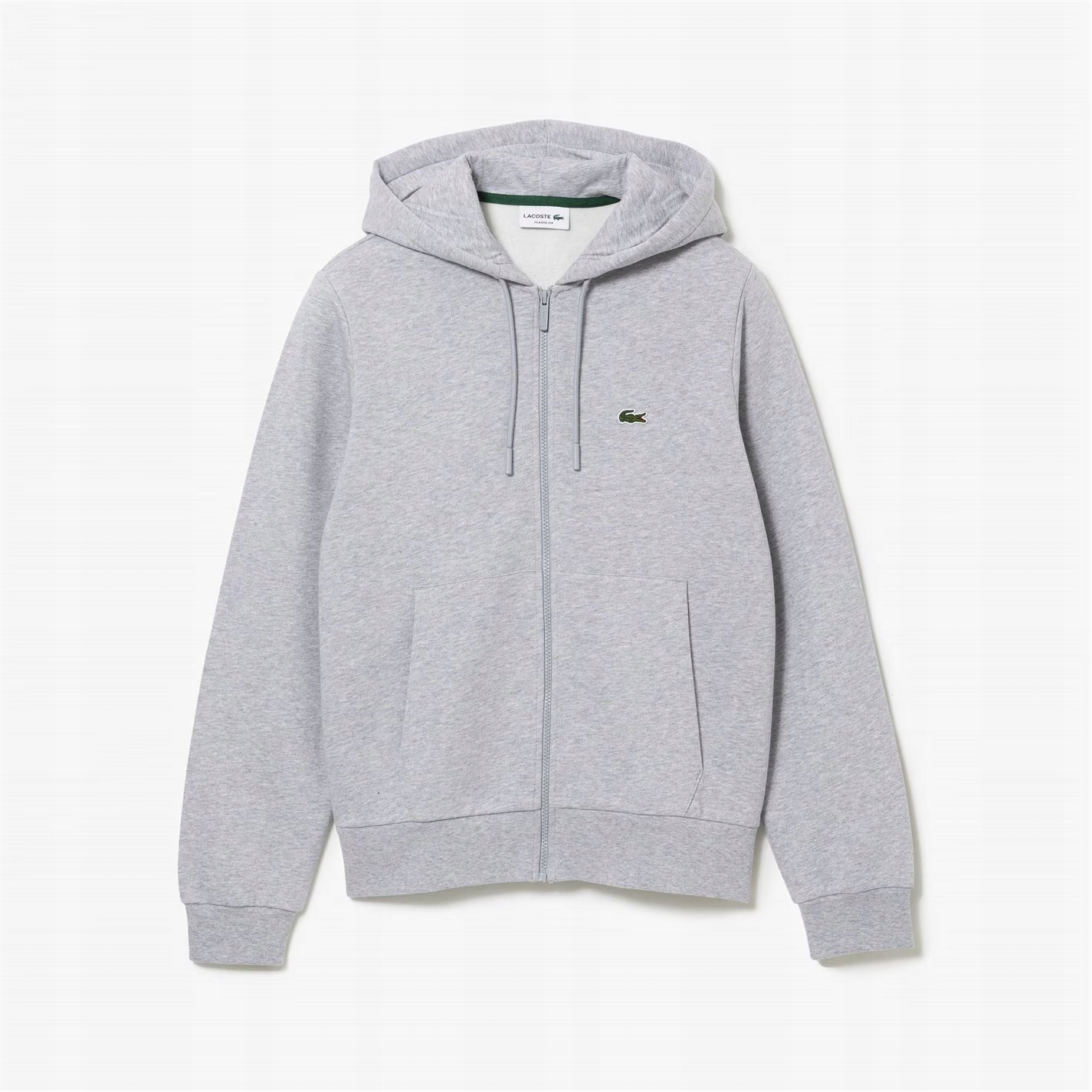 Bluza męska Lacoste szara SH9626 z kapturem rozpinana Regular Fit L