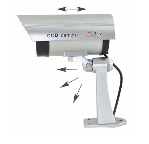 KAMERA ATRAPA IR LED MONITORING KAMERA ZEWNĘTRZNA ŚCIENNA Z DIODĄ MIGAJĄCA Informacje o bezpieczeństwie CE