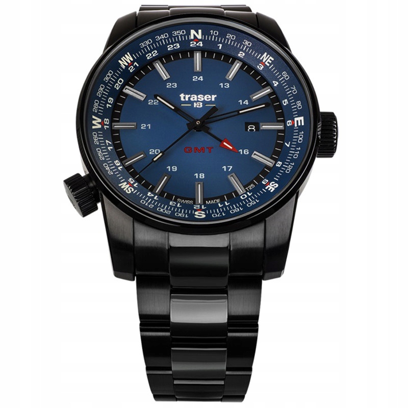 Pánské Hodinky Traser TS-109524, černý náramek