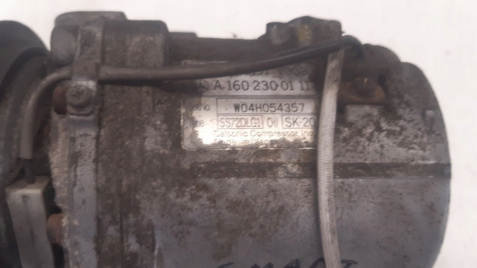 compressor of the air conditioning compressor; Smart ForTwo Cabrio 0,7T