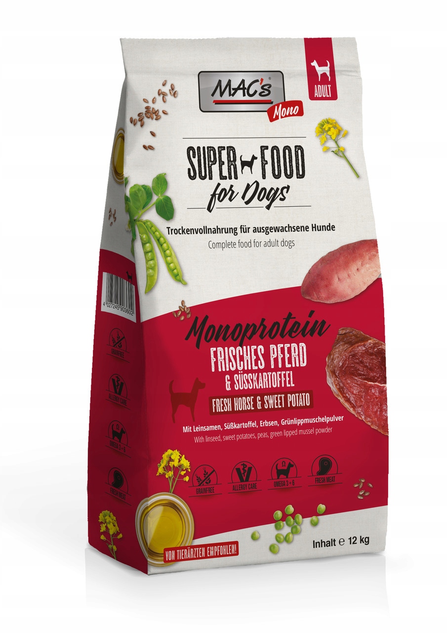 MAC's Pes Monoprotein Konina 12 kg