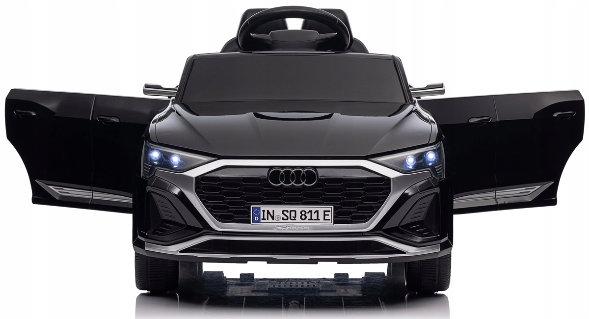 Audi SQ8 4x4, Eva, Skóra Auto na akumulator 12v 7ah, pilot 2.4G Led