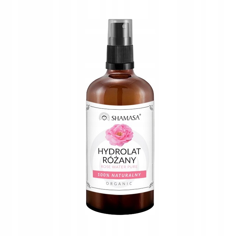 WODA RÓŻANA HYDROLAT 100% NATURALNY ORGANIC 100ML