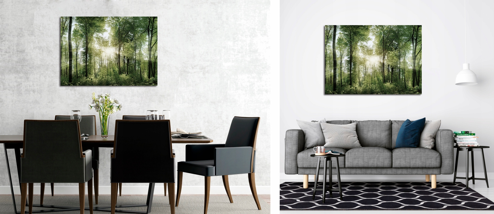 LAS plakat 40x50 cm obraz #130 Tematyka pejzaże