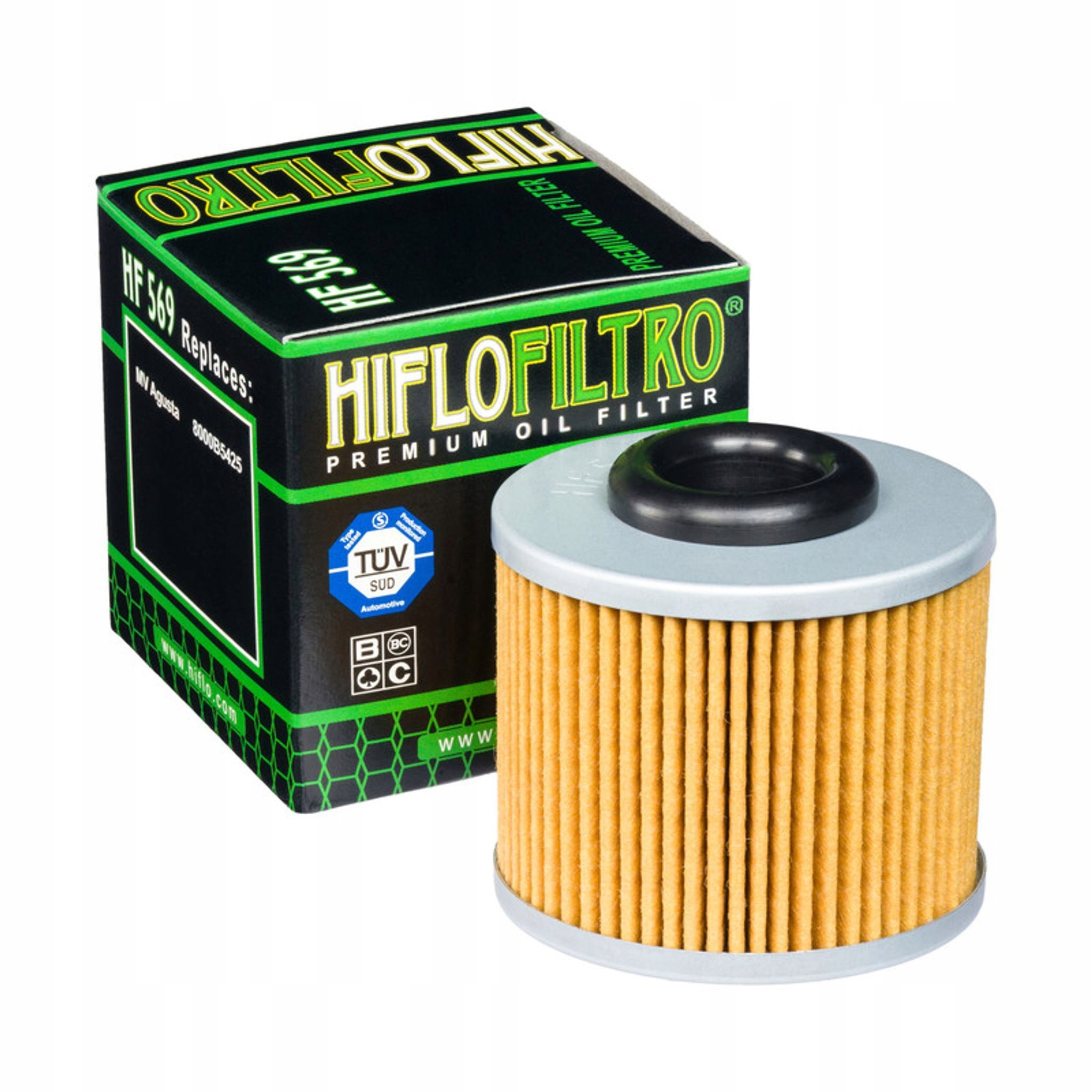 Hiflo HF569 Filtr Oleju Moto. Mw Agusta Brutale 800 (13-16)