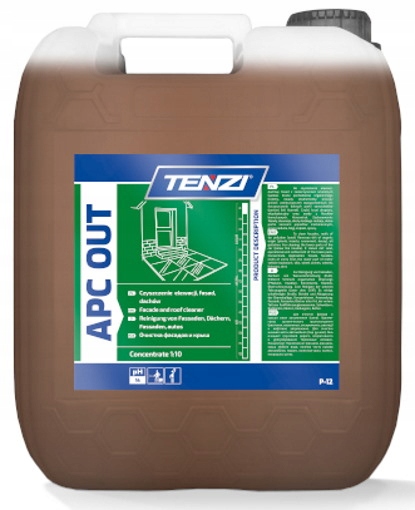 Tenzi Apc Out Płyn Do Mycia Czyszczenia Dachów Elewacji Fasad 10L