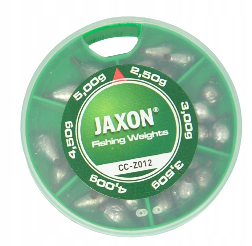 Zestaw Ciężarek Ciężarki Łezka Łezki Oliwki Jaxon 2,5-5g CC-Z012