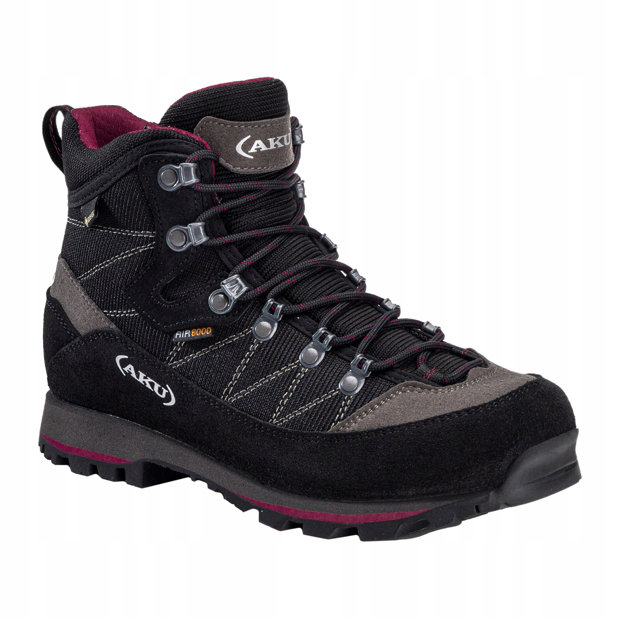 Buty trekkingowe damskie Aku czarno-różowe 37