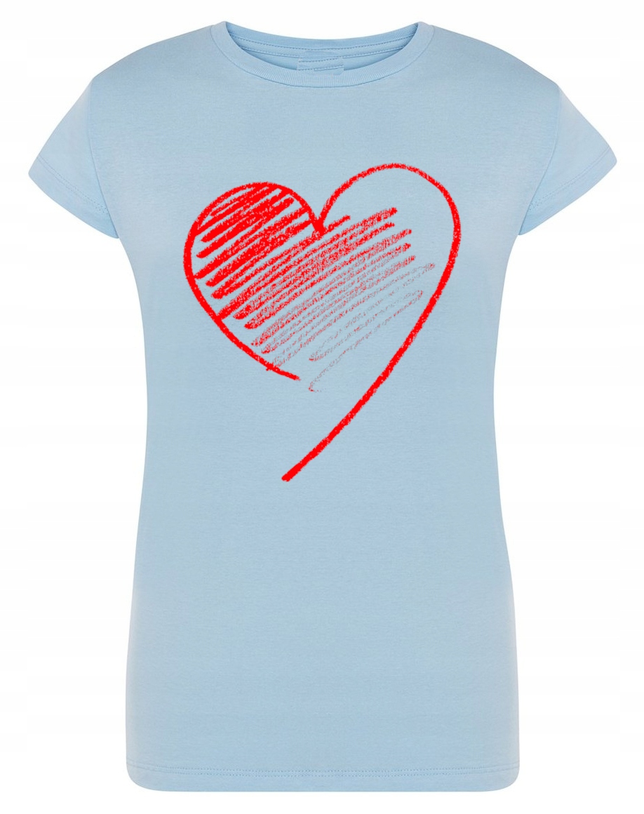 

Walentynki T-Shirt damski Czerwone Serce r.L