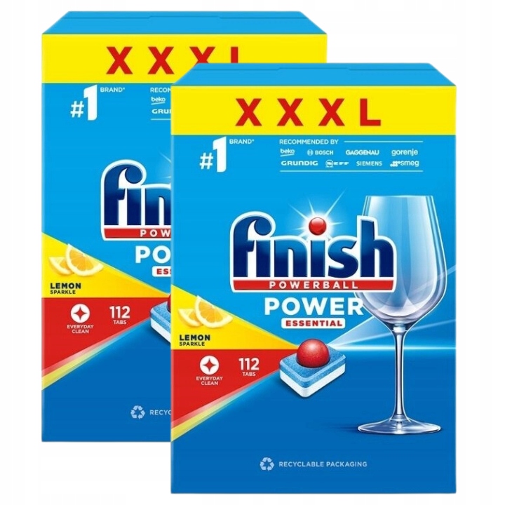 

Finish Power Essential Tabletki do Zmywarki 224szt