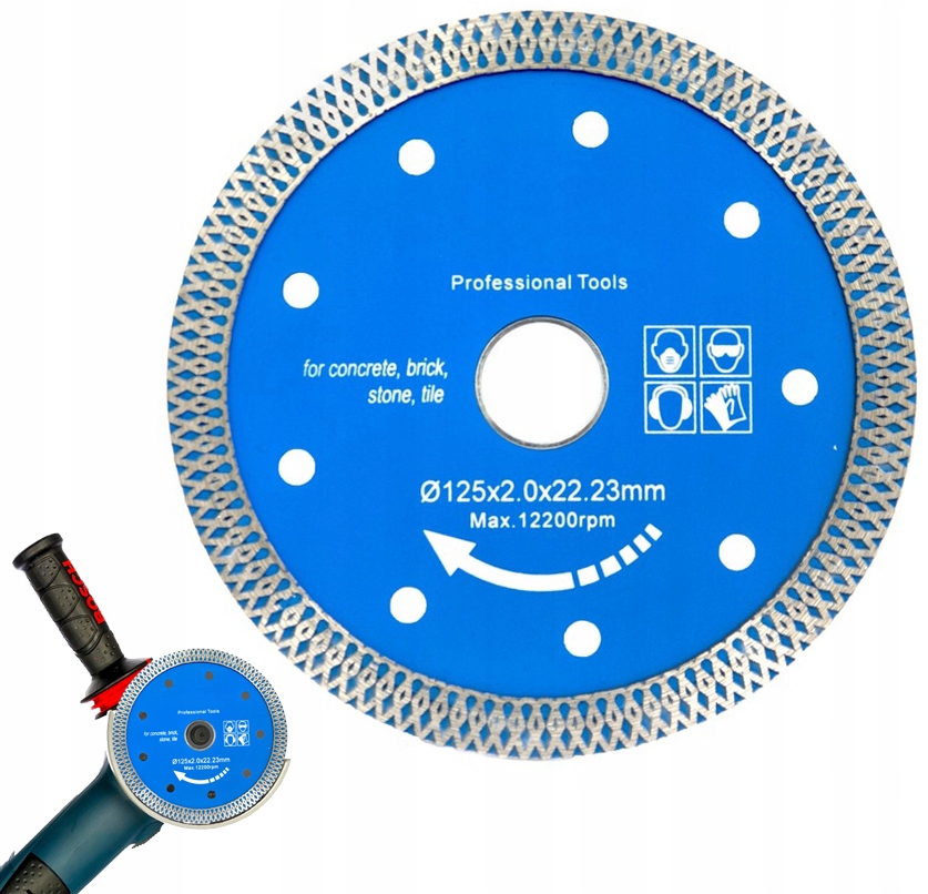 

Tarcza Diamentowa Do Cięcia Gresu Płytek 125 mm