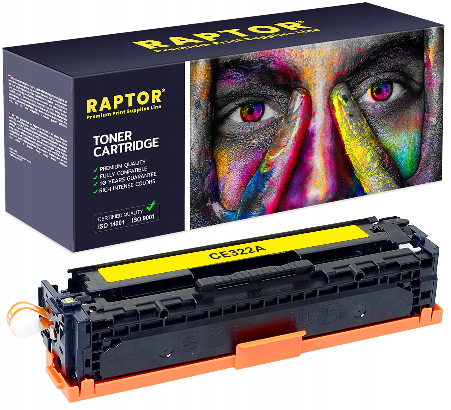 

Toner Do Hp CP1525nw CM1415FN CM1415FNW 128A Żółty