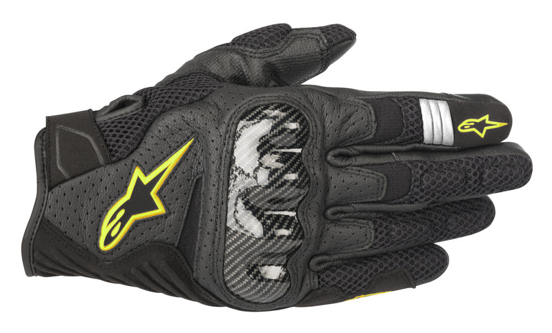 Motocyklové Rukavice Alpinestars SMX-1 Air V2 Black/yellow XL
