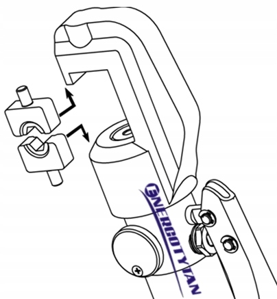 PRASKA HYDRAULICZNA ZACISKARKA DO KABLI 4-70 PH70C ENERGOTYTAN POLSKA Kolor czarny